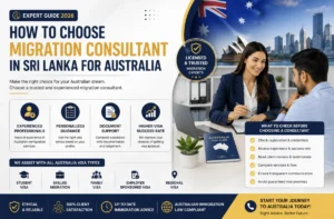 How to choose Australia migration consultant in Sri Lanka for student and PR visa services