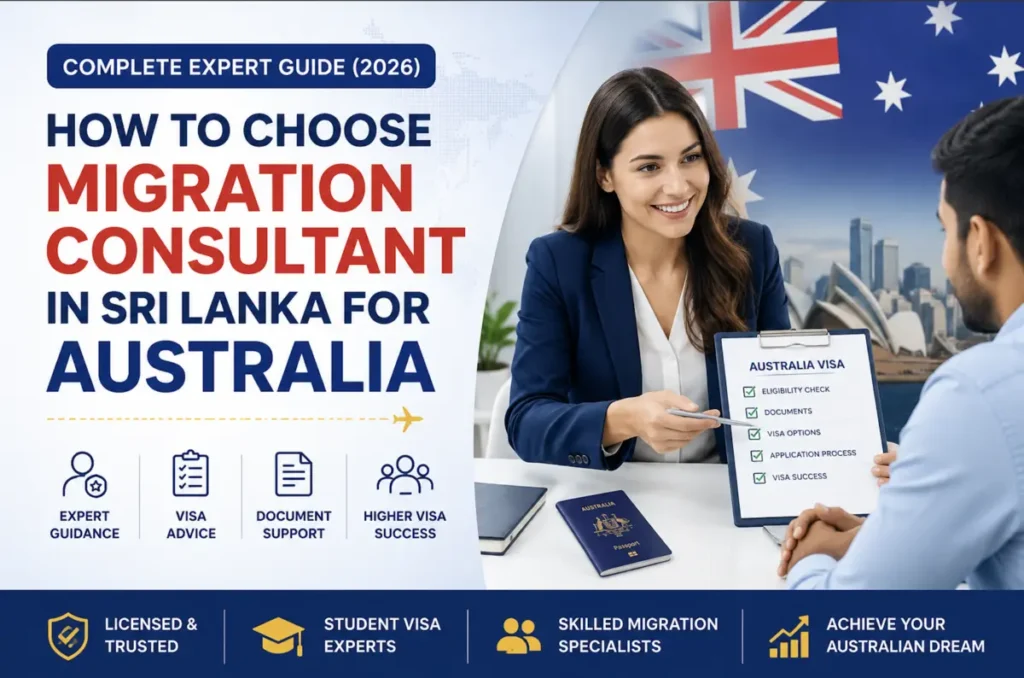 How to choose migration consultant in Sri Lanka for Australia student and PR visa guidance